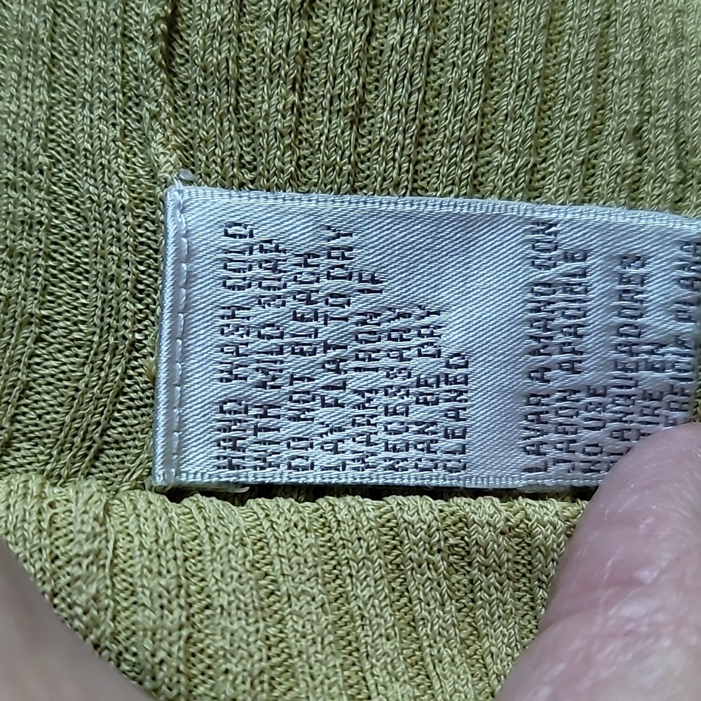 Jones NY jacket and sweater chartreuse wool quiet luxury coquette preppy - Picture 10 of 11